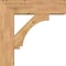 Ekena Millwork Imperial Block Smooth Bracket w/ Offset Brace, Western Red Cedar, 7 1/2"W x 26"D x 26"H BKT0806X26X26IMP05SWR - alternate 4
